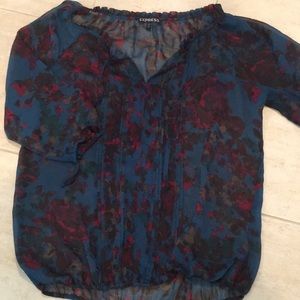 Express floral blouse